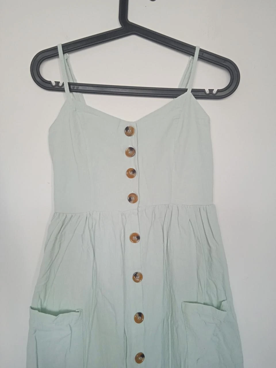 Midi dress, knee-length seafoam green, pale size M/38 – photo 2